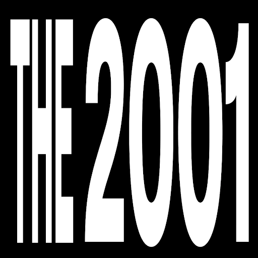 American Apparel launch carousel, slide 1: The 2001. Tall white lettering on black.